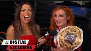 Becky Lynch sends a heartfelt message; mentions Seth Rollins and daughter Roux after title win on