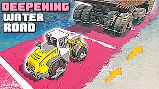 What vehicles drive through the deepening waterway in BeamNG Drive? #1