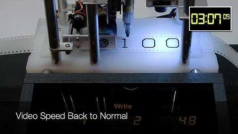 A Turing Machine - Counting Program