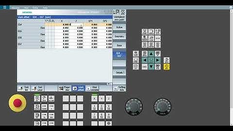 How to put base value in work offset of Siemens CNC machine- BASIC WORK OFFSET VALUE IN SINUMERIK