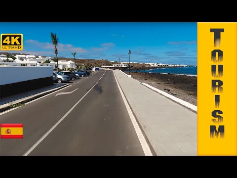 Recorrido en coche ( conducir ) por Arrieta y Punta Mujeres en Lanzarote | Canarias | Espana