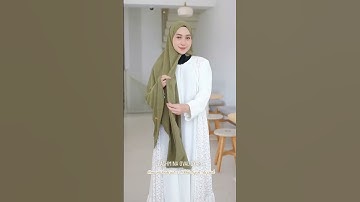 Tutorial Pashmina Oval Syari #shorts #tutorialhijab