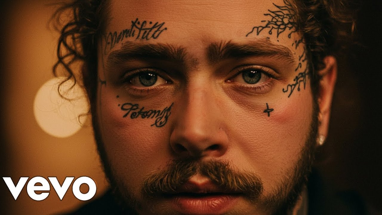 “Cold Nights, Warm Lies” ❄️🔥 – Post Malone  Sad Rap Lyrics Video