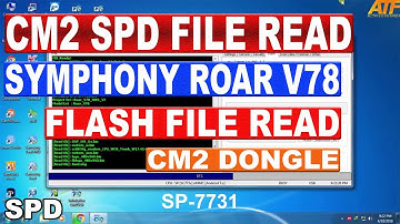 CM2 SPD FILE READ"SYMPHONY V78 FLASH FILE READ"