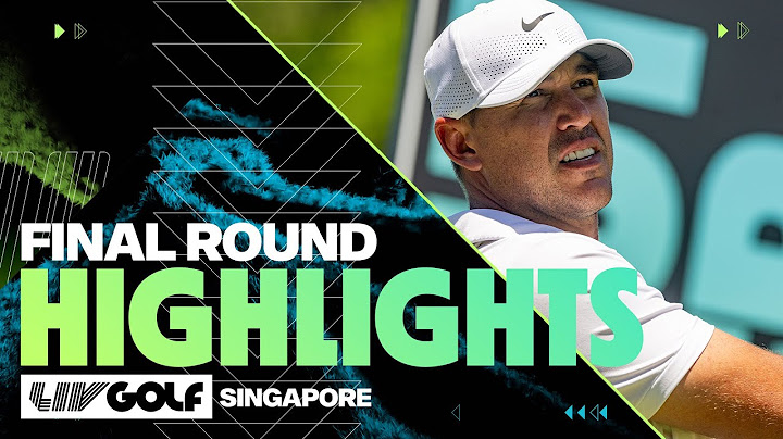 FULL HIGHLIGHTS: LIV Golf Singapore | Final Round | 2024