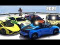 GTA 5 - Stealing Luxury Cars 2021 with Lamar! (Real Life Cars)