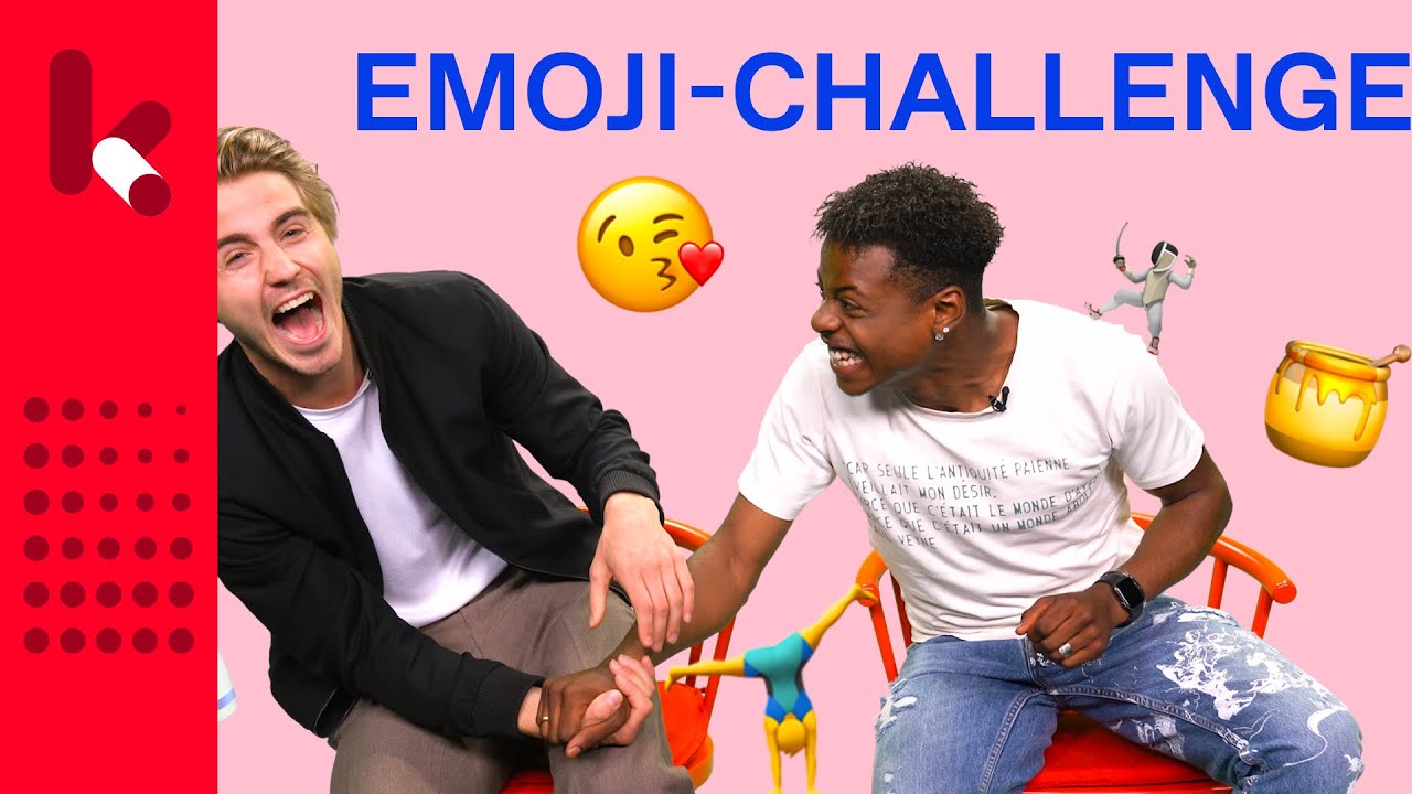 Emoji-challenge met Maksim en Hèritier