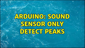 Arduino: Sound sensor only detect peaks
