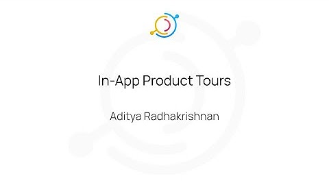 NEW! In-App Product Tours