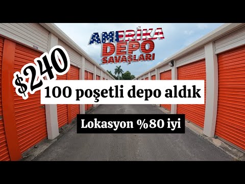 100 poşetli depo aldık