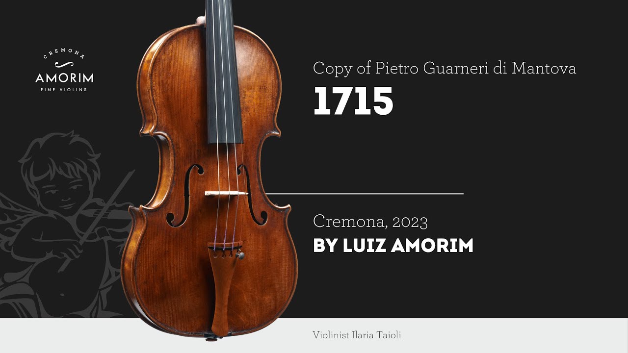 Violin by Luiz Amorim, copy of Pietro Guarneri of Mantua, 1715