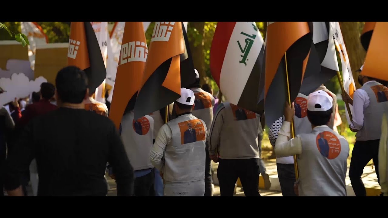 جانب من حضور الرئيس محمد الحلبوسي للتجمع الجماهيري في مدينة الموصل