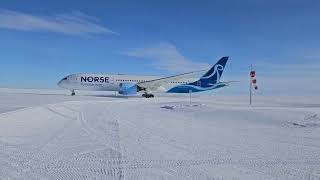 Norse 787 Take off Antarctica