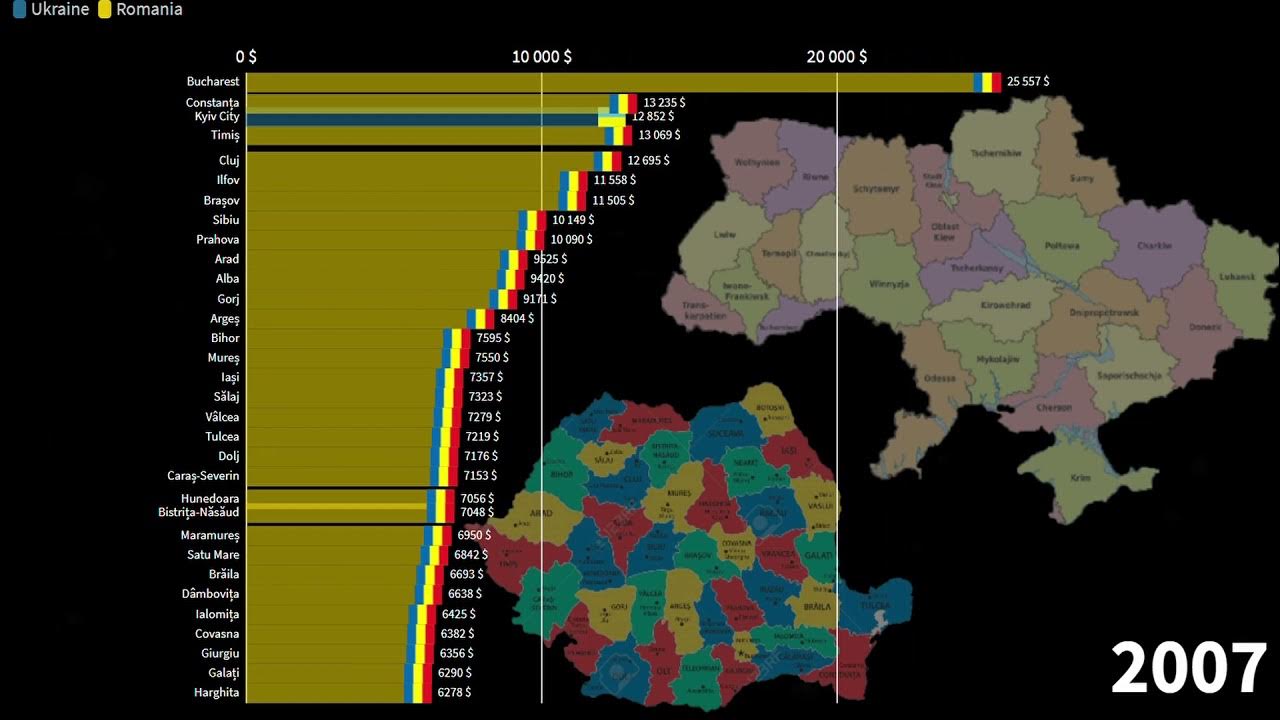 V region 29. GDP Ukraine. GDP Regions Romania. Op100 City GDP count 2023.