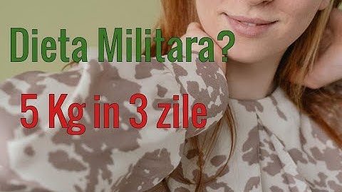 Slabesti Rapid, 5 Kg in 3 zile, cu Dieta Militara