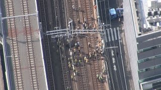 山手線で架線支柱倒れる 運転見合わせ　神田―秋葉原間