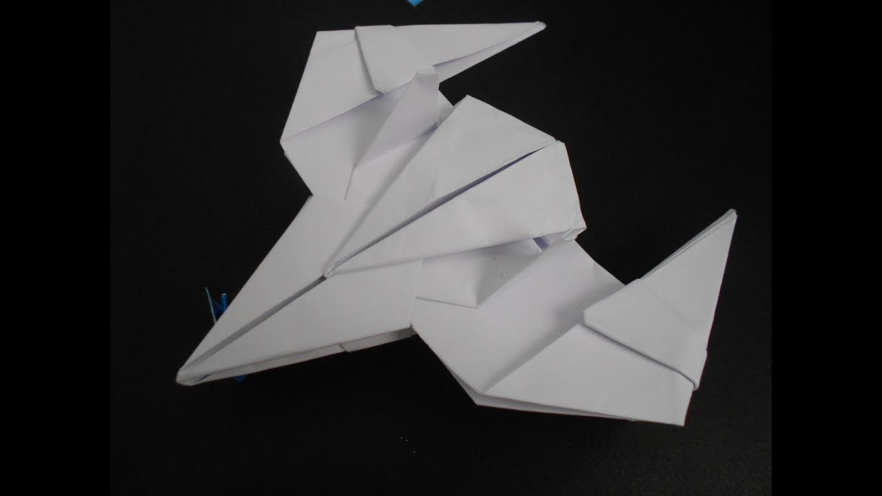  Cara  Membuat  Mainan  Anak Dari  Kertas  Origami  Pesawat Star 