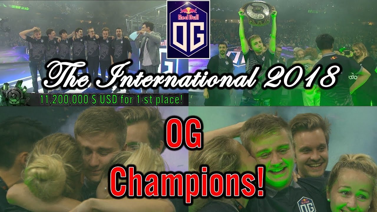 smidig Anholdelse tynd 🔥 OG.RedBull — World CHAMPIONS DOTA 2 🏆 International 2018! WINNING  MOMENT at GRAND-FINAL @CyberWins - YouTube