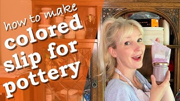 How to Make Colored Slip for Pottery