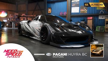 Pagani Huayra BC – Need for Speed Payback | Full Restoration & Tuning | 4K ULTRA HD