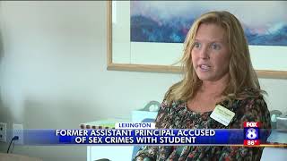 Former assistant principal accused fo sex crimes with student