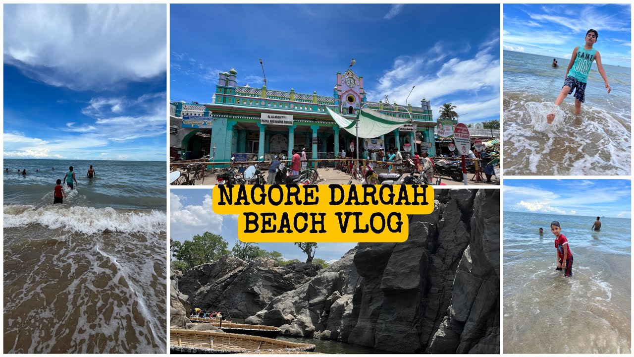 Nagore Dargah   Beach Nagapattinam Tamilnadu   Road Trip   Travel Vlog