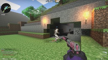 CSGO: Zombie Escape Mod - ze_Minecraft_v1_1_p3 + 1 Funny fail on GFL