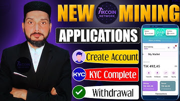 New Mining App | How to Create Account & KYC Fix? ✅ Wallet Connect & TikCoin withdrawal Update 2025!