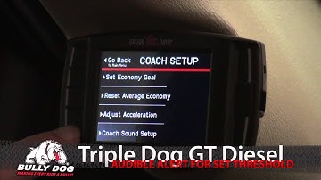 Bully Dog Triple Dog GT Diesel Gauge Fuel Economy Demo