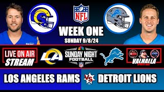 Los Angeles Rams vs Detroit Lions 🚨 LIVE 🏈 NFL Sunday Night Football on NBC Live Stream Watch Party