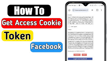 How to make facebook token cookie | Get Access Token Cookie