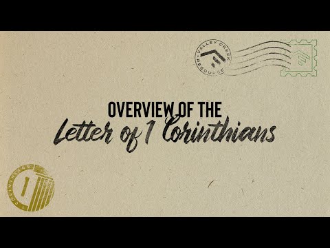 Letter of 1 Corinthians Overview Commentary