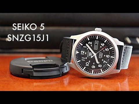 THIS SEIKO 5 FIELD WATCH HAS UNMATCHED HERITAGE! UAE PRESIDENTS CHOICE!! SNZG15J1