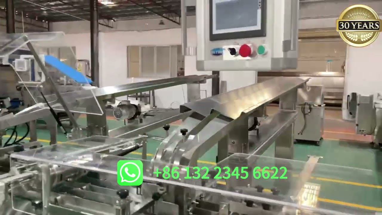 Sandwich cookies machine plus cake arranging machine saves you from manual troubles.