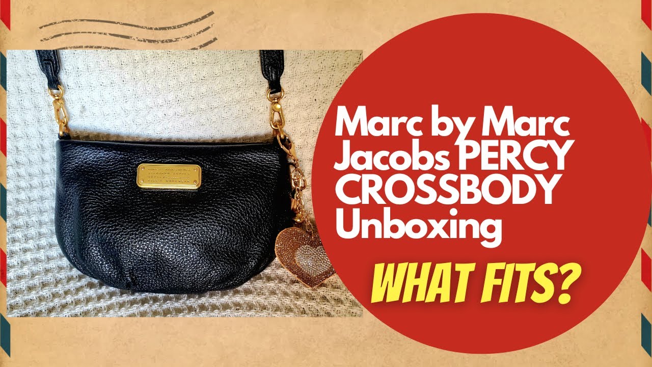 Marc by Marc Jacobs Classic Q PERCY CROSSBODY Unboxing | What Fits? -  YouTube