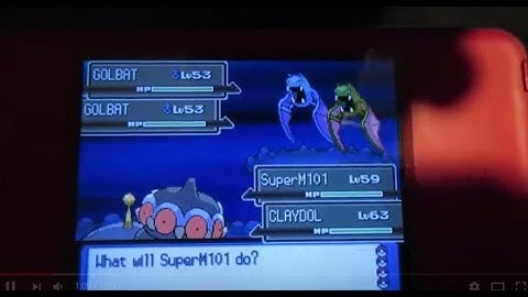 (ALMOST FAIL!) Random Shiny Golbat in Platinum!!!!!