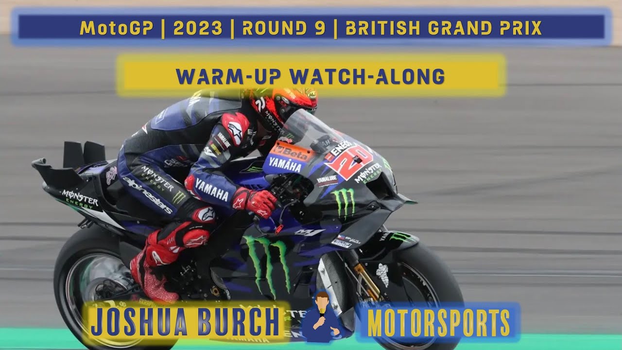 🔴 MotoGP 2023 Round 9 #BritishGP Warm-Up Watch-Along