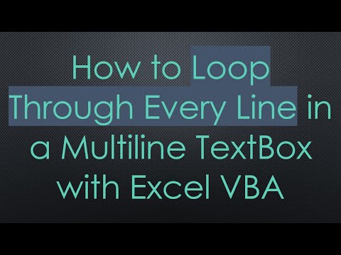 How to Loop