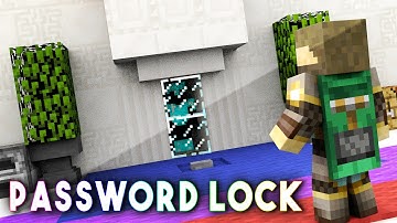 PASSWORD LOCKED ARMOR CASE - Minecraft Redstone Tutorial
