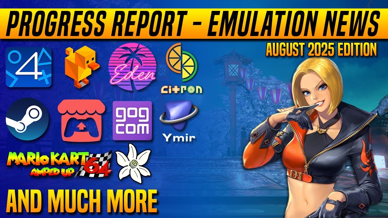 Progress Report/Emulation News August 2025 - ShadPS4 / Eden / Citron / Azahar / Steam / GOG and more