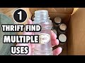 DIY THRIFT FLIP DECOR  * REPURPOSING THRIFTED ITEMS * ONE THRIFT FIND USED MULTIPLE  WAYS *