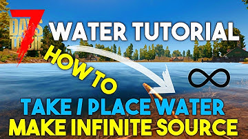 7 Days to Die Water Tutorial: Hoe je water verplaatst en ONEINDIGE WATERBRONNEN creëert!!