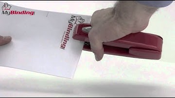 Swingline 747 Collectors Edition Rio Red Stapler Demo