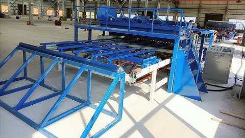 Automatic rebar steel wire mesh welding machine for building mesh panel 4.0- 8.0 mm