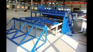Automatic Rebar Steel Wire Mesh Welding Machine For Building Mesh Panel 40 80 Mm