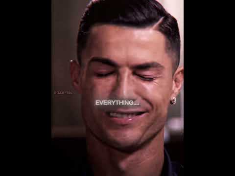 Ronaldo is emotional