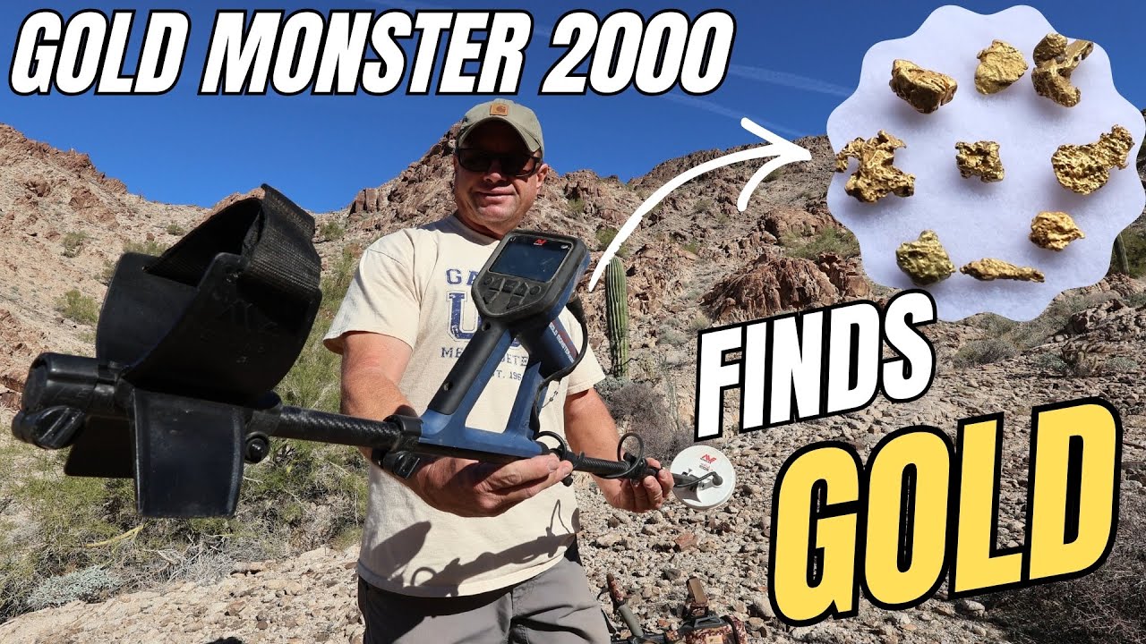 Поиск золота с помощью металлоискателя Minelab Gold Monster 2000: является ли он лучшим металлоис...