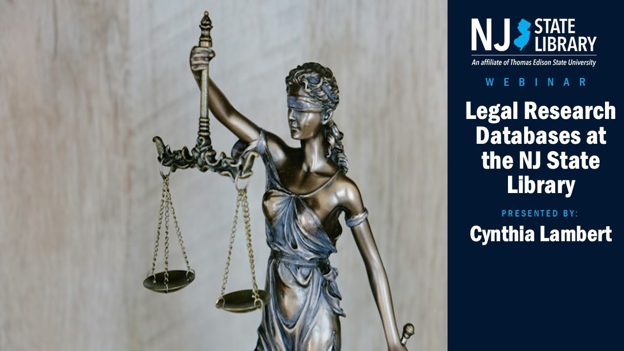 State Library Database Legal Research Databases at the NJ State Library - YouTube