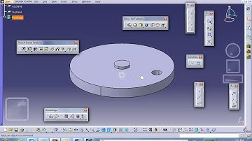 CAD, Making a Circular Pattern, Catia v5, Nader G. Zamani