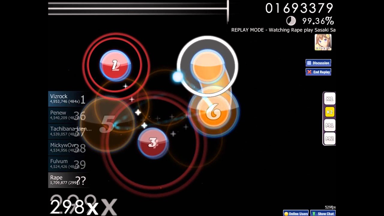 Osu Ear Rape Rape osu!2 World End - YouTube